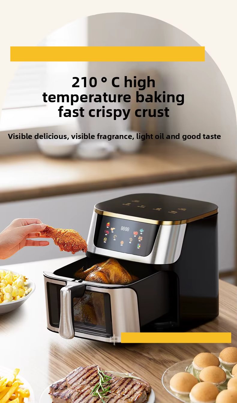 IN STOCK IN TORONTO-READY TO SHIP - 12 LTR Stainless Steel Air Fryer with Touch Screen Multifunctionality
