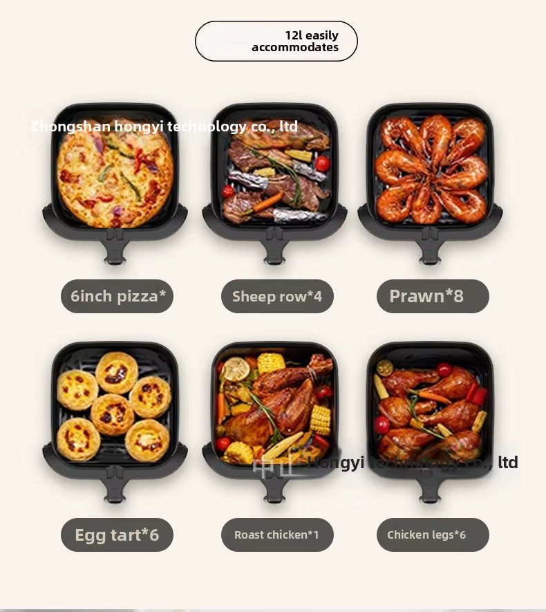 IN STOCK IN TORONTO-READY TO SHIP - 12 LTR Stainless Steel Air Fryer with Touch Screen Multifunctionality