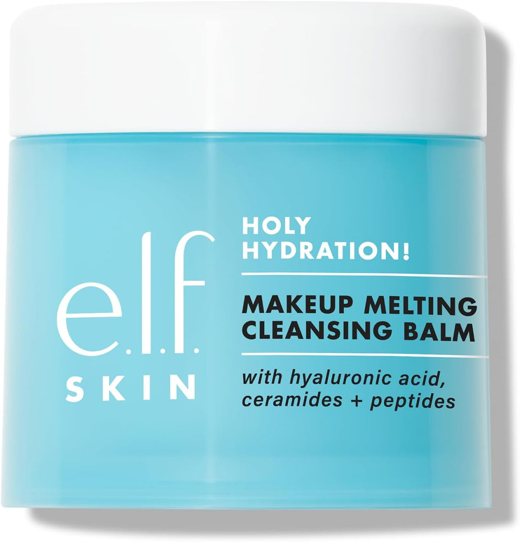 SKIN Holy Hydration! Makeup Melting Cleansing Balm JUMBO, Face Cleanser & Makeup Remover, Infused with Hyaluronic Acid to Hydrate Skin, 3.5 Oz