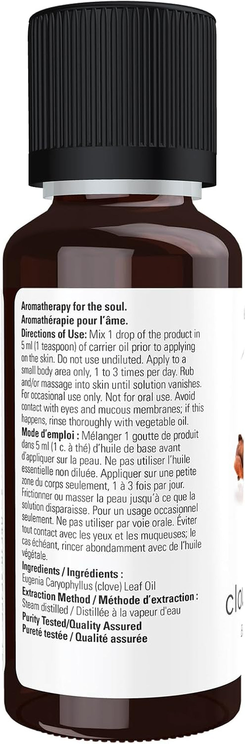 Essential Oils, Clove Oil, Balancing Aromatherapy Scent, Steam Distilled, 100% Pure, Vegan, Child Resistant Cap, 30Ml