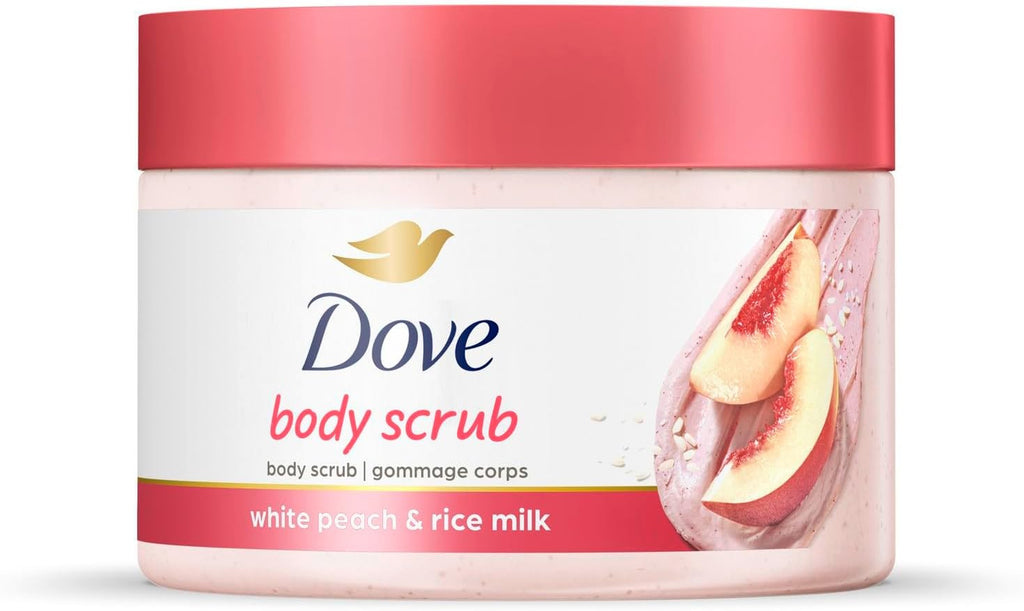 Body Scrub for Silky Smooth Skin White Peach & Crushed Rice Exfoliating Body Scrub That Restores Skin'S Natural Nutrients 298 G