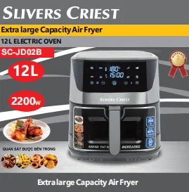 2025 New Arrival 12L Oil-Free Electric Air Fryer - Cheap Good Quality Air Fryer Rack System