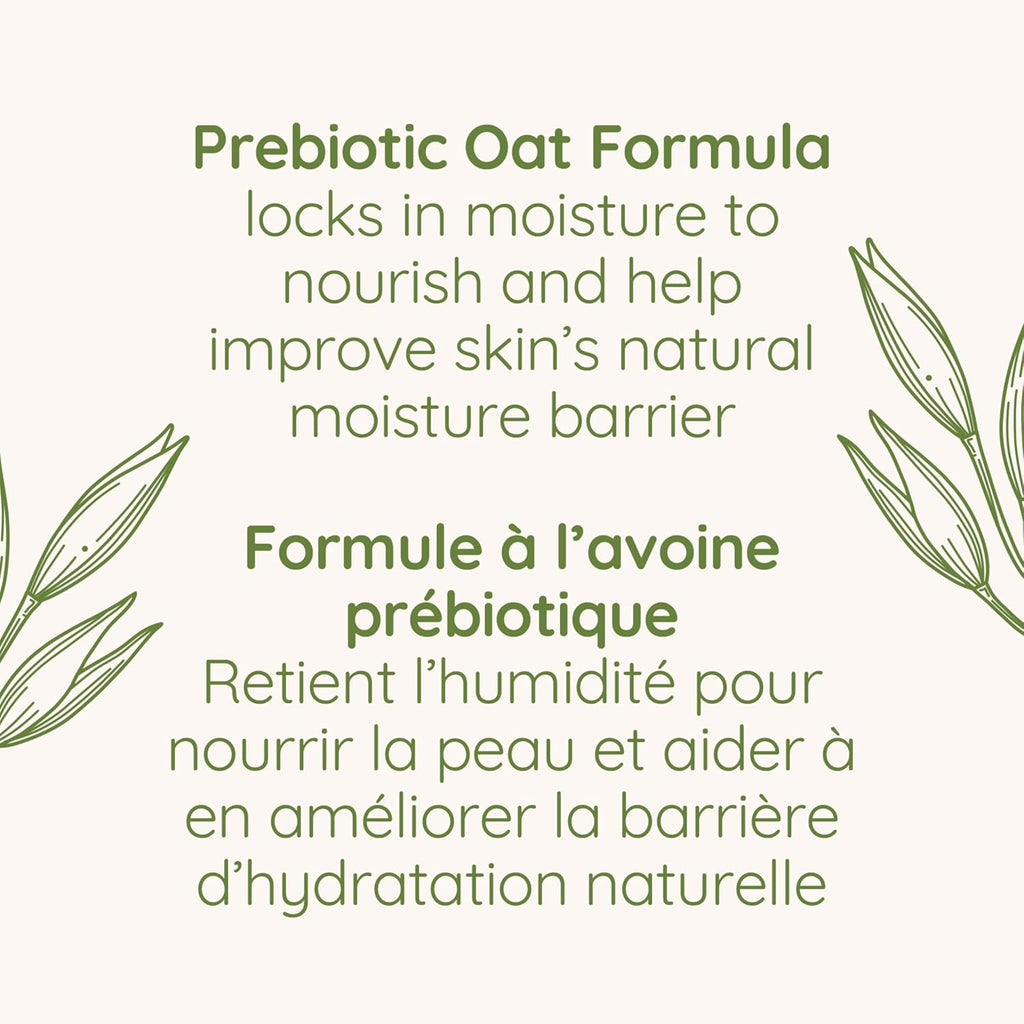 Daily Moisturizing Lotion, Dry Skin, Non Comedogenic, Prebiotic Oat, Daily Moisturizer, Fragrance Free, 532Ml