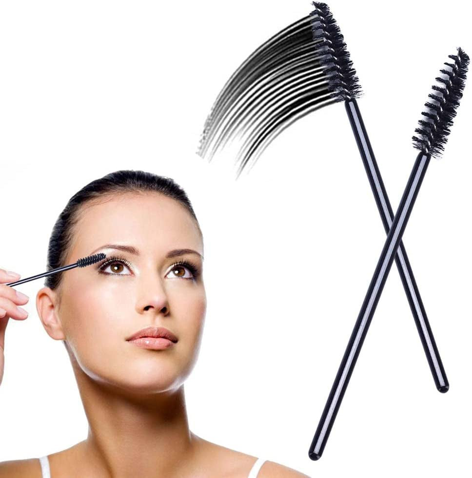 100 Pcs Disposable Eyelash Brush Spoolies Brush Mascara Applicator Lash Wand Lashes Brush Eyebrow Spooly for Extension
