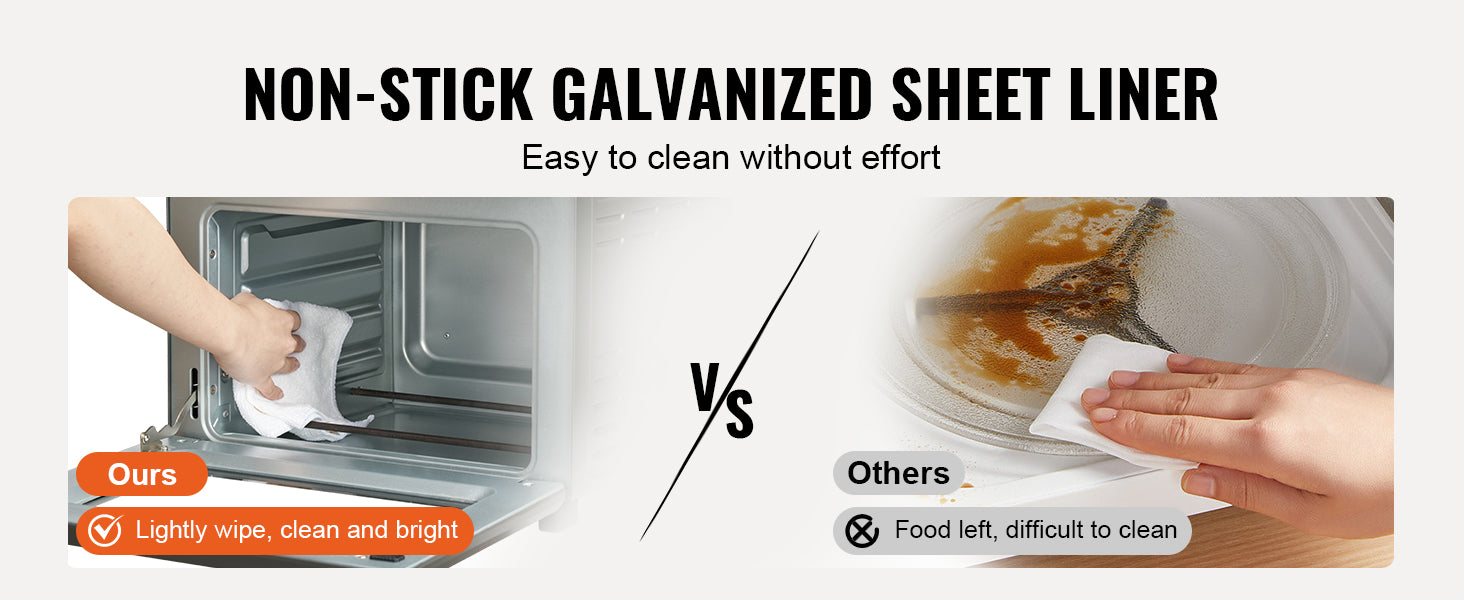 SucceBuy Air Fryer Toaster Oven 25L Convection Oven 1700W Stainless Steel Toaster Ovens Countertop Combo with Grill for Kitchen